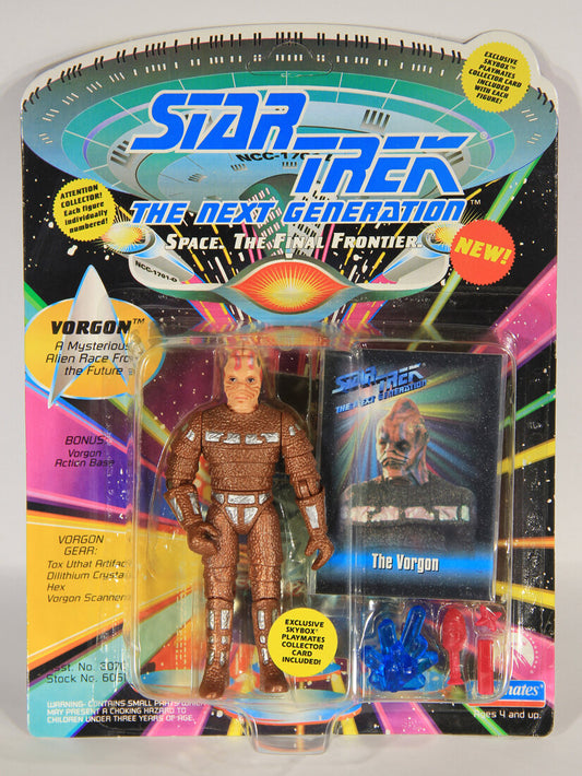 1993 Star Trek The Next Generation Vorgon Mysterious Alien Action Figure ENG Card L015483