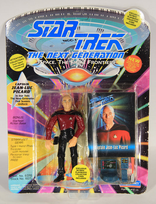 1993 Star Trek The Next Generation Captain Jean-Luc Picard Action Figure ENG Card L015484