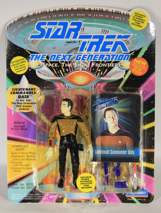 1993 Star Trek The Next Generation Lieutenant Commander Data Action Figure ENG Card L015485