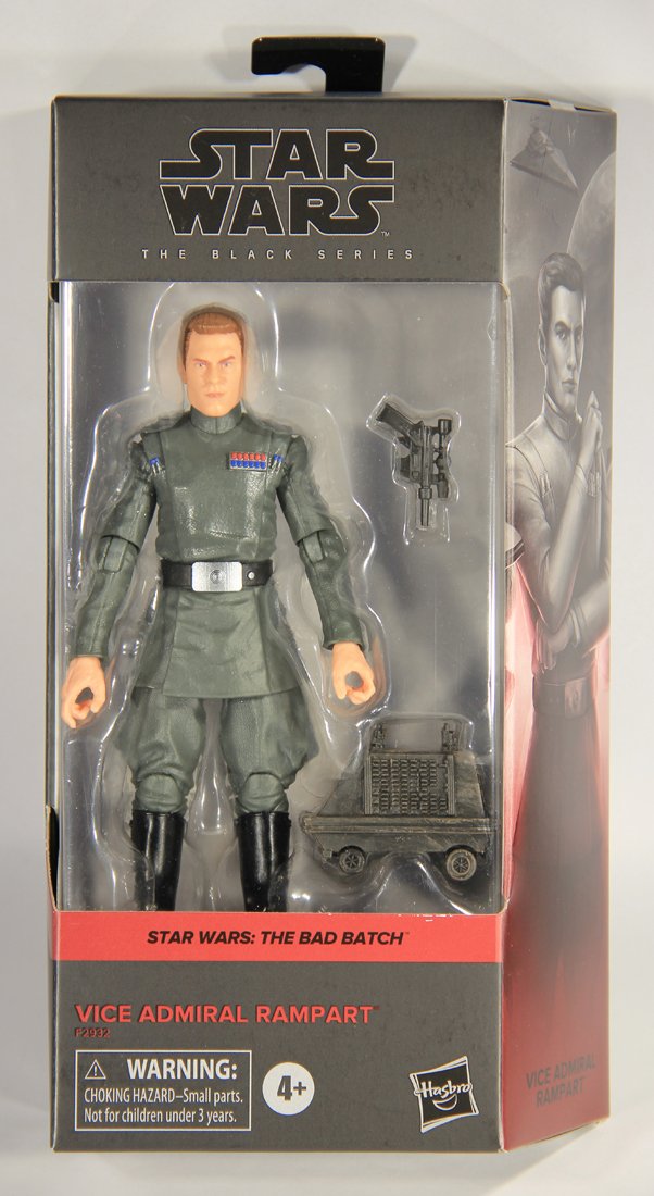 Star Wars Vice Admiral Rampart The Bad Batch #08 Black Series Exclusive 6 Inch Figure MISB L015571