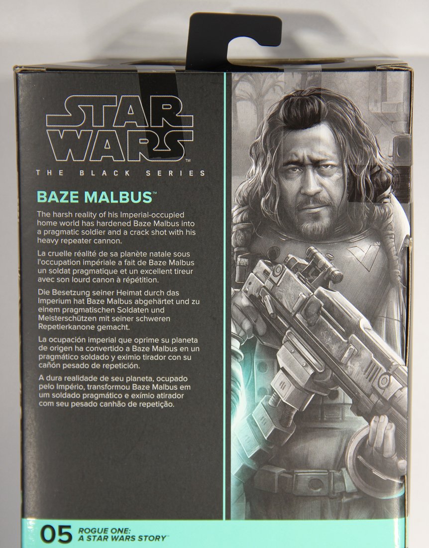 Star Wars Baze Malbus Rogue One #05 Black Series Exclusive 6 Inch Figure MISB L015572