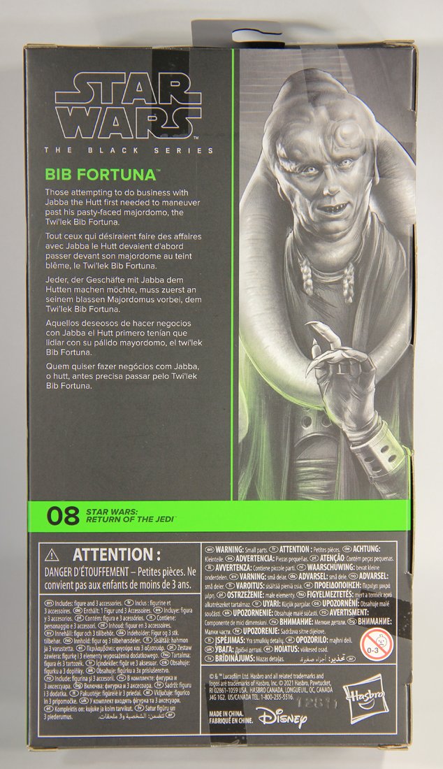 Star Wars Bib Fortuna #08 Black Series Galaxy Return Of The Jedi 6 Inch Action Figure MISB L015574