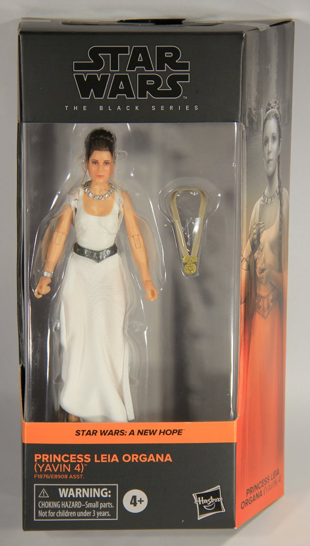 Star Wars Princess Leia Organa Yavin 4 #01 Black Series Galaxy 6 Inch Action Figure MISB L015575