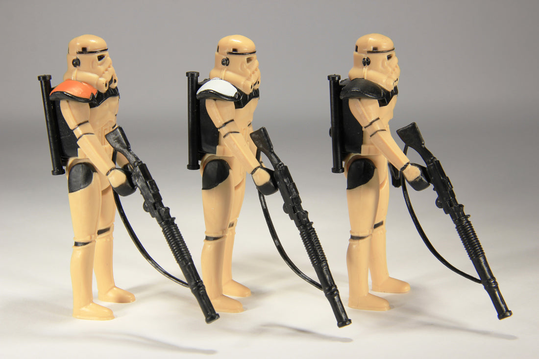 Star Wars Sandtroopers Pack Of 3 x Custom Action Figures Factory Repro Replica L015582