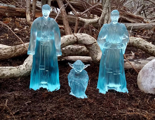 Star Wars Jedi Spirits Set Of 3 Black Series 6 Inch Scale Resine Figures L015583
