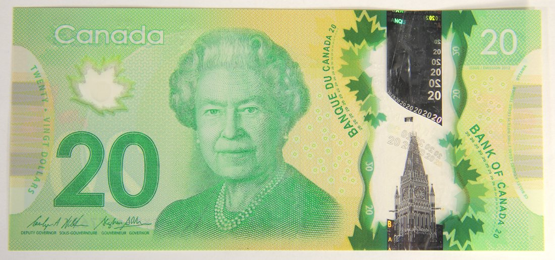 2012 Canada 20 Dollars BC-71b Radar Note VF+ 3Digit Banknote FYT3677763 L015587