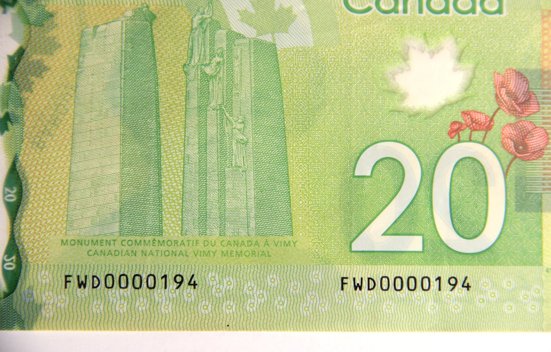 2012 Canada 20 Dollars BC-71b VF Low Serial Number FWD0000194 Banknote L015588