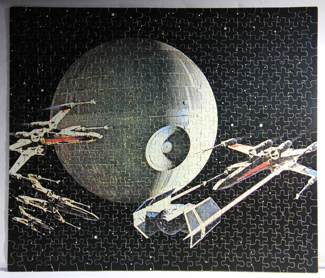 Star Wars 1977 Jigsaw Puzzle Death Star Very Rare Holy Grail Canadian Exclusive FR-ENG L015591