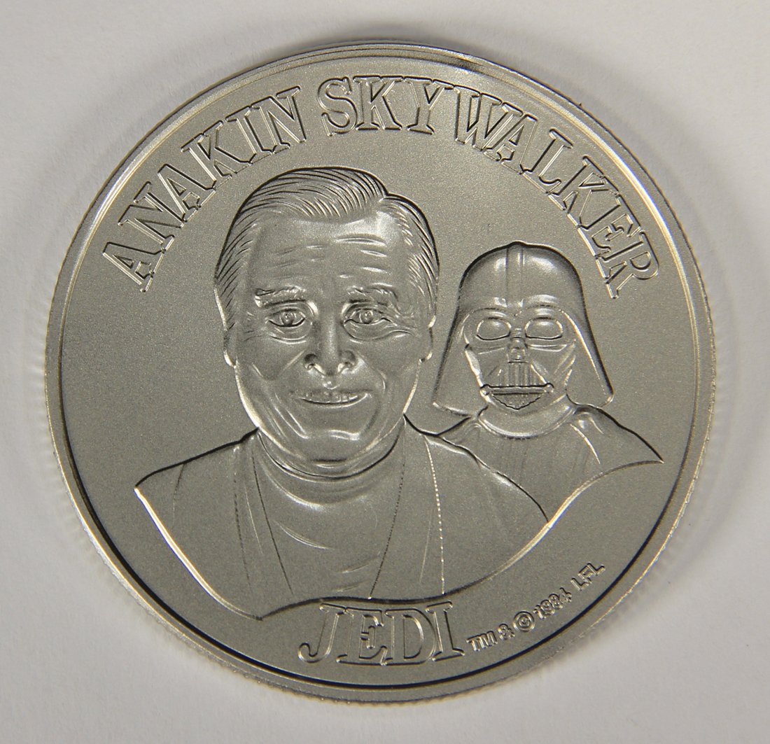 Star Wars Coin POTF Anakin Skywalker CUSTOM Top Quality Repro L015615