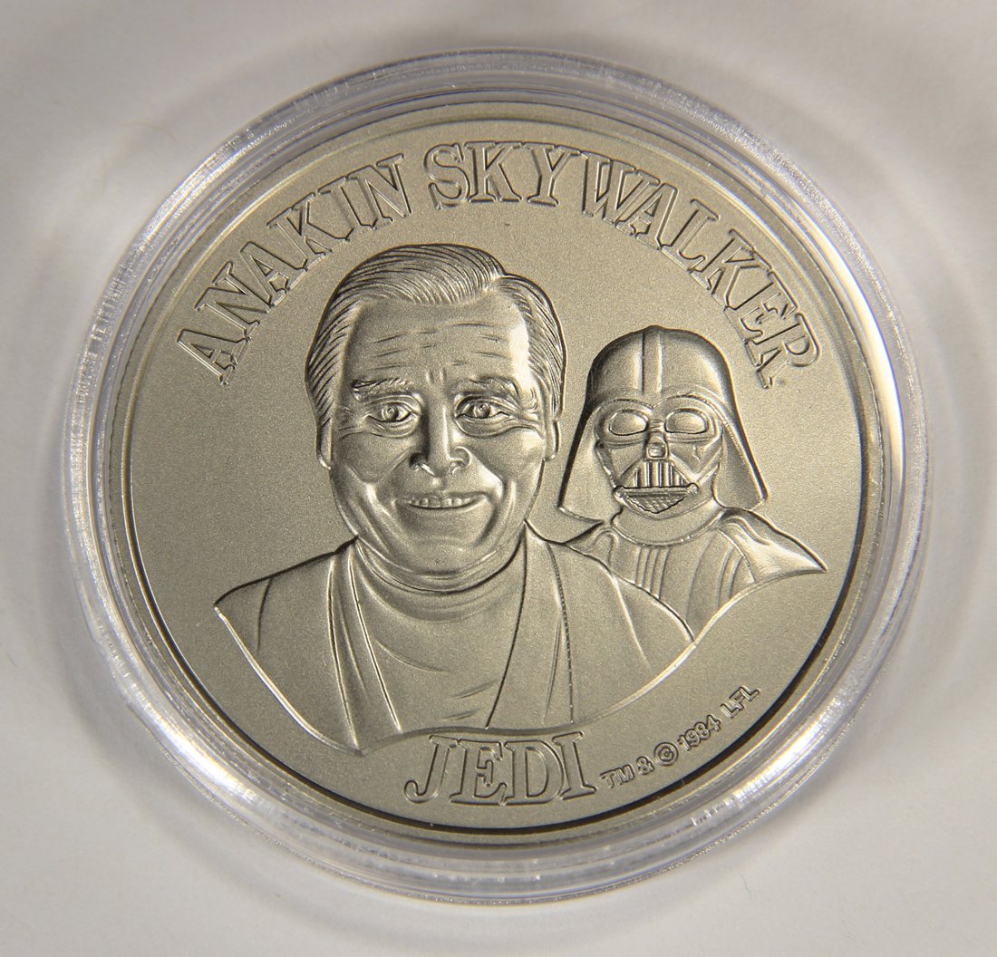 Star Wars Coin POTF Anakin Skywalker CUSTOM Top Quality Repro L015615