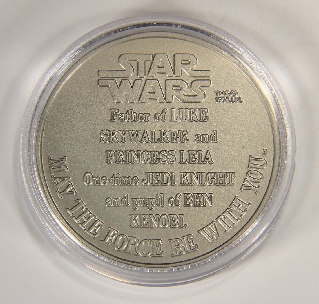 Star Wars Coin POTF Anakin Skywalker CUSTOM Top Quality Repro L015615