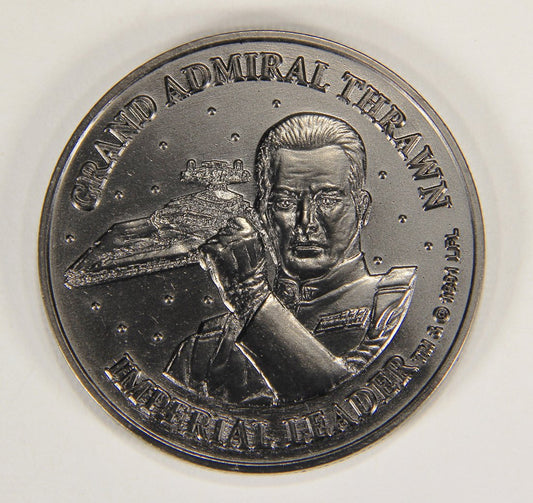 Star Wars Black Coin EU Grand Admiral Thrawn Expanded Universe CUSTOM Top Quality Repro L015617