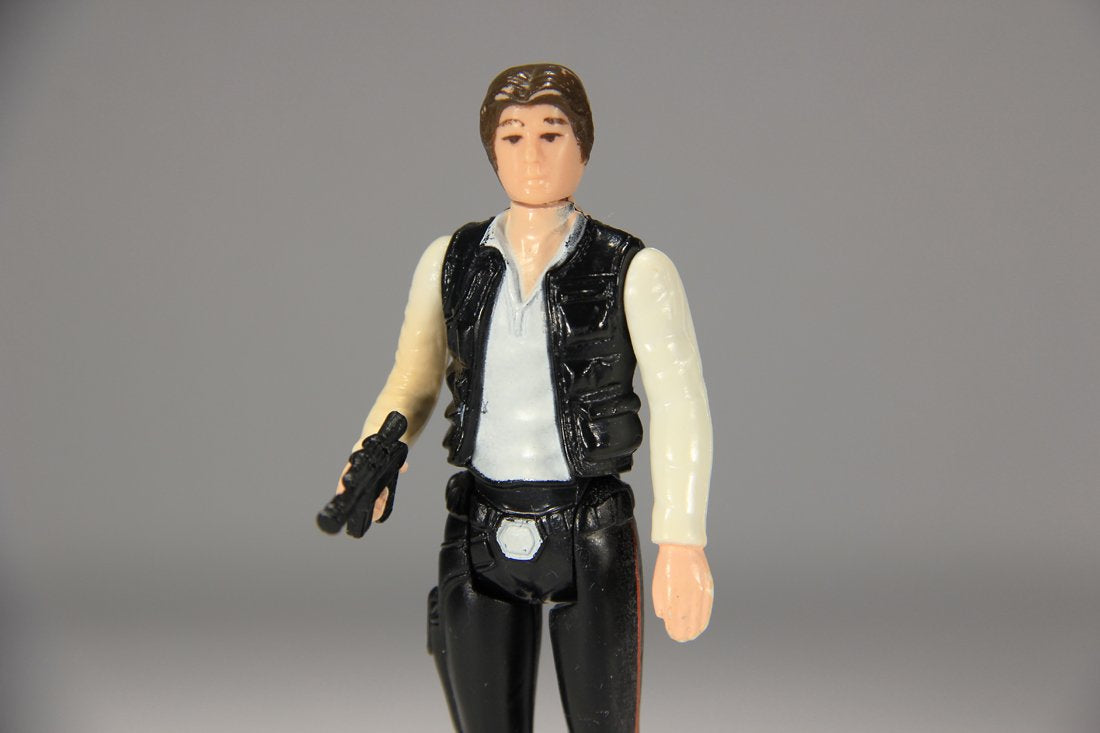 Star Wars Han Solo Small Head Variant 1977 Vintage Action Figure Hong Kong L015695