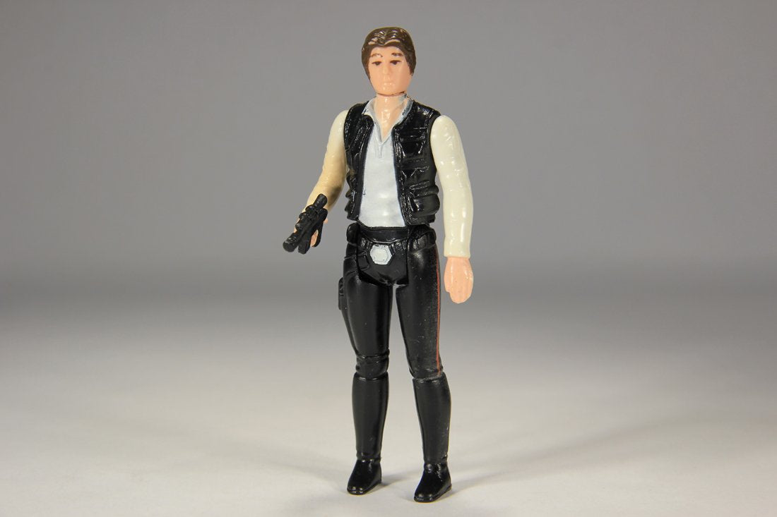 Star Wars Han Solo Small Head Variant 1977 Vintage Action Figure Hong Kong L015695