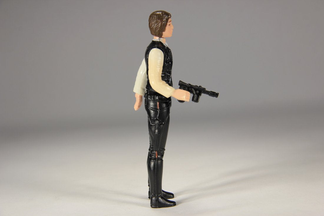 Star Wars Han Solo Small Head Variant 1977 Vintage Action Figure Hong Kong L015695