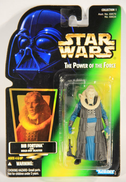 Star Wars Bib Fortuna 1996 POTF Action Figure ENG Holofoil Card Collection 1 L015702