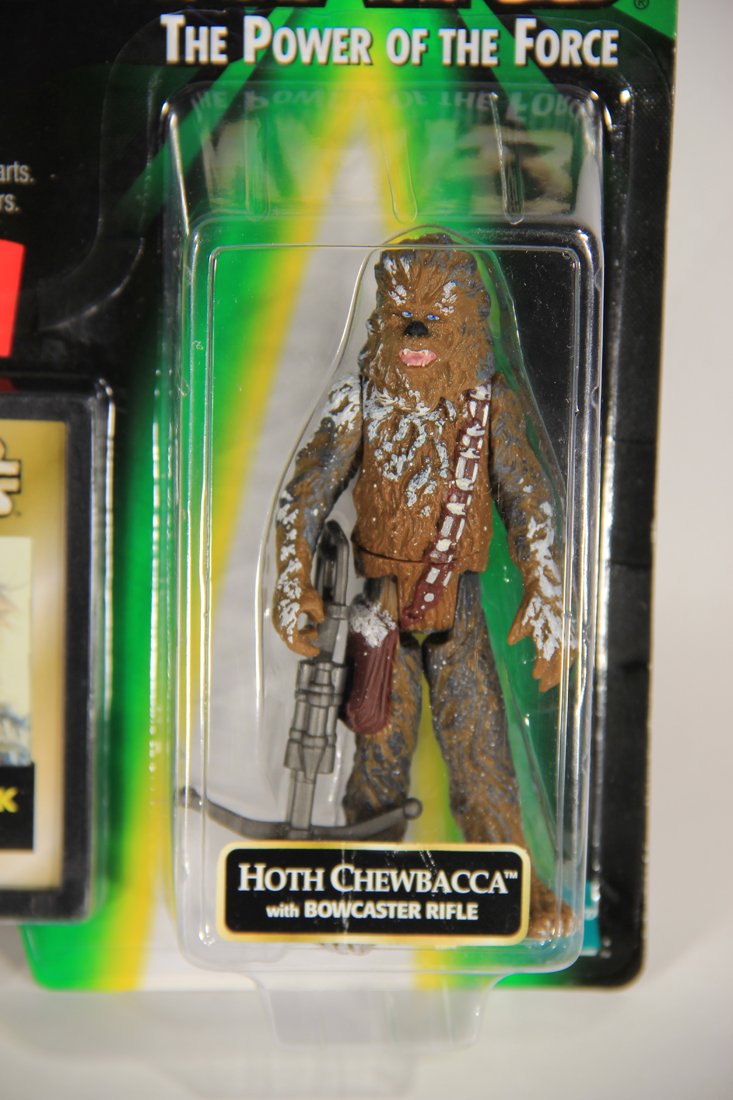 Star Wars Hoth Chewbacca 1998 POTF FlashBack Photo ENG Card From Hong Kong Hasbro Store MOC L015710