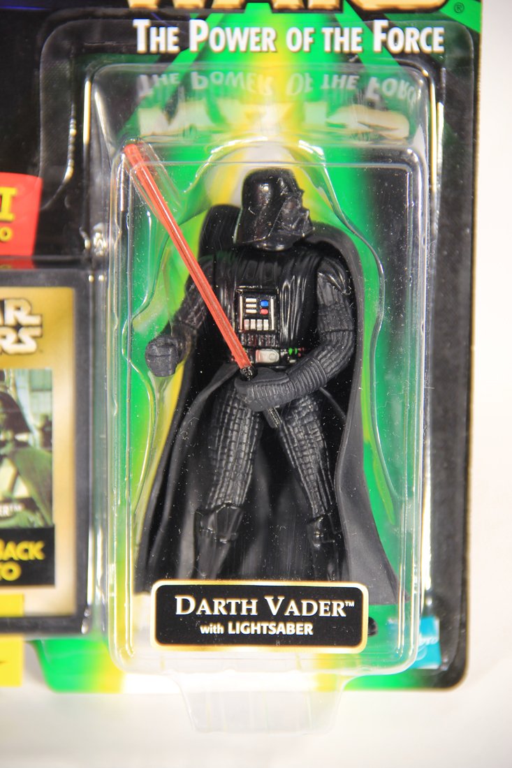 Star Wars Darth Vader 1998 POTF FlashBack Photo ENG Card From Hong Kong  Hasbro Store MOC L015711