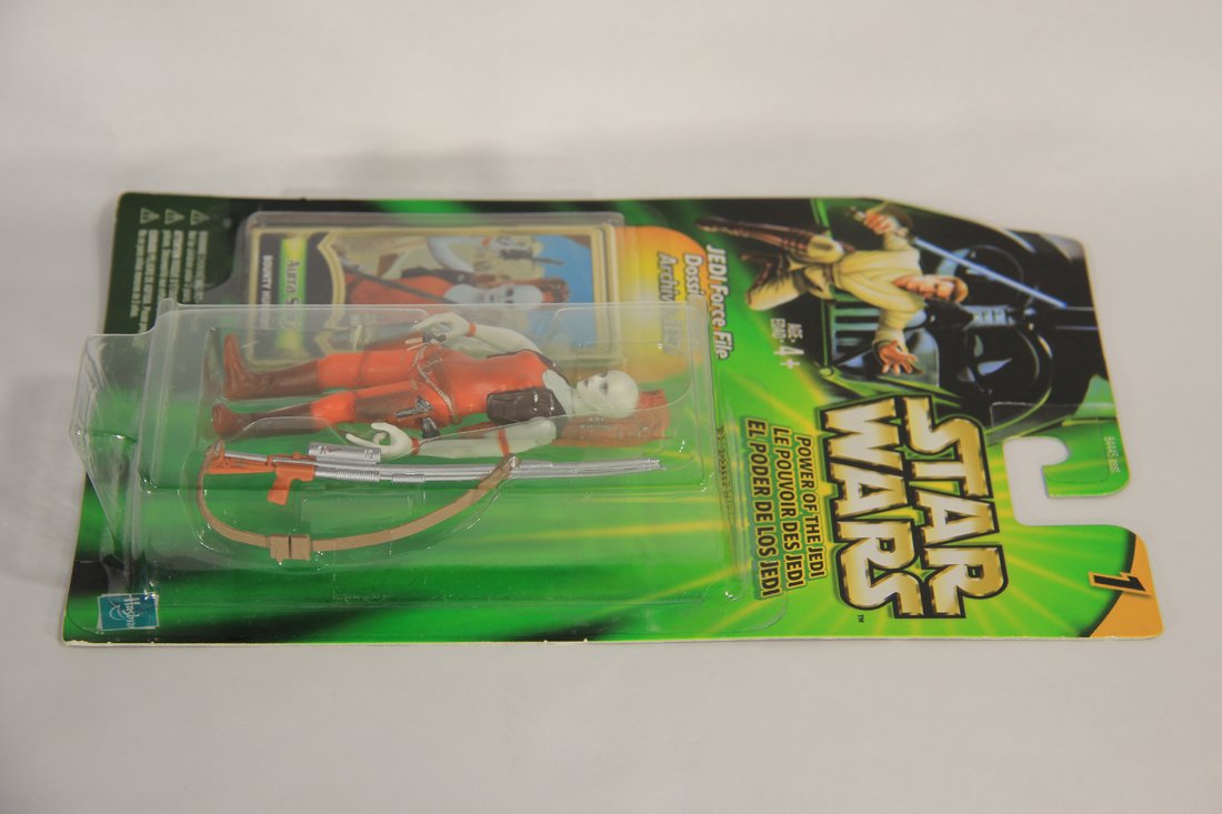 Star Wars Aurra Sing 2000 Power Of The Jedi Action Figure Trilingual Card Collection 1 MOC L015714