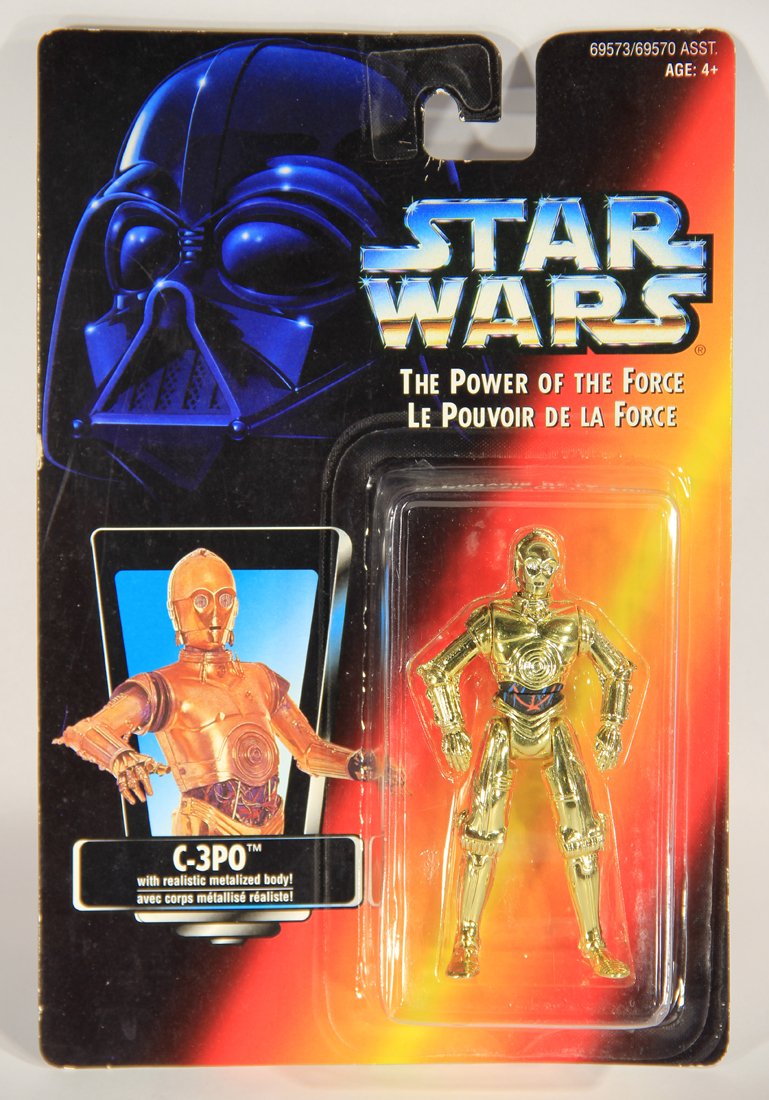 Star Wars C-3PO 1995 POTF Action Figure Canadian FR-ENG Bilingual Red Card MOC L015718