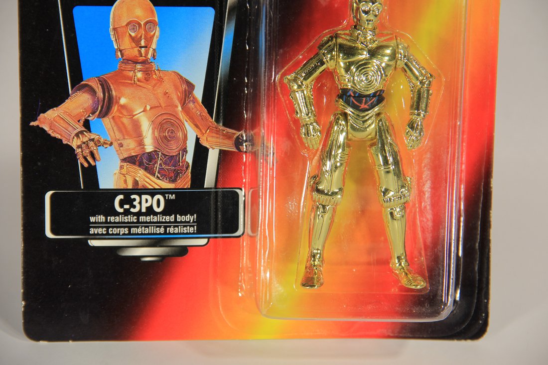 Star Wars C-3PO 1995 POTF Action Figure Canadian FR-ENG Bilingual Red Card MOC L015718