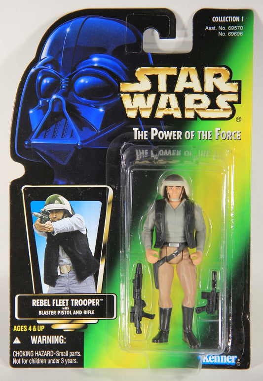 Star Wars Rebel Fleet Trooper 1996 POTF Figure ENG Card Collection 1 L015731