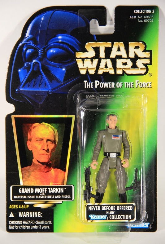 Star Wars Grand Moff Tarkin 1996 POTF Action Figure ENG Holofoil Card Collection 2 L015734
