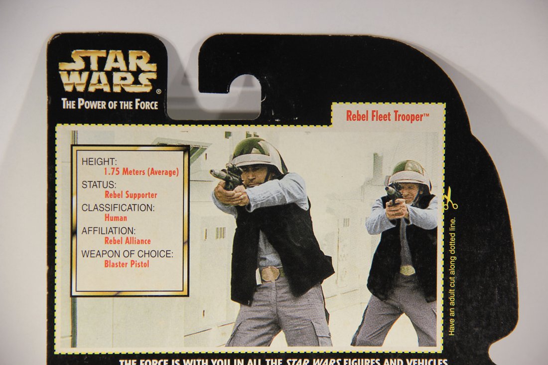 Star Wars Rebel Fleet Trooper 1996 POTF Action Figure ENG Holofoil Card  Collection 1 MOC L015737