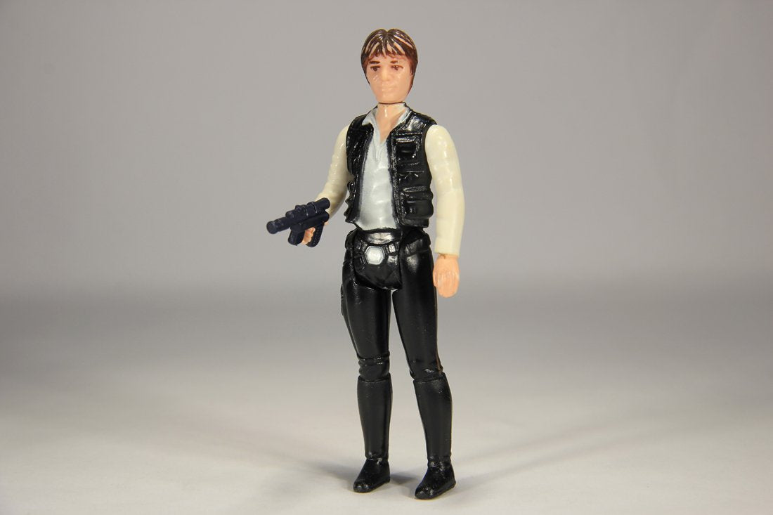 Star Wars Han Solo 1977 Big Head Variant Vintage Action Figure COO I-1b Hong Kong L015744