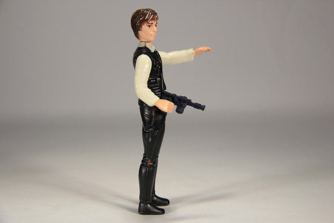 Star Wars Han Solo 1977 Big Head Variant Vintage Action Figure COO I-1b Hong Kong L015744