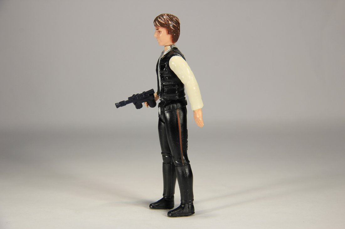 Star Wars Han Solo 1977 Big Head Variant Vintage Action Figure COO I-1b Hong Kong L015744