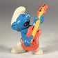 Smurfs 20023B Rock 'N Roll Smurf 1977 Vintage Figure PVC Toy Peyo Schtroumpfs L015764