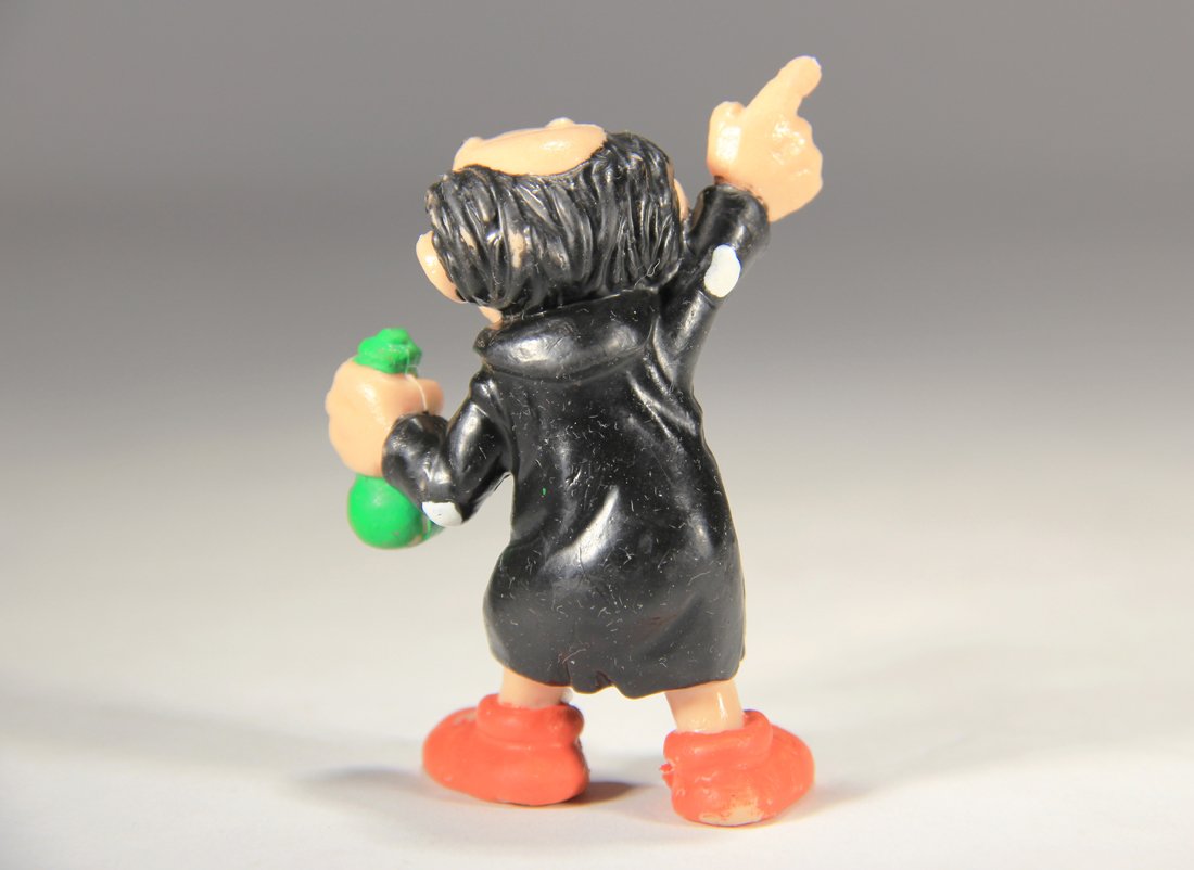 Smurfs 20232B Gargamel Points Finger Up 1992 Vintage Figure PVC Toy Peyo Schtroumpfs Bully L015771