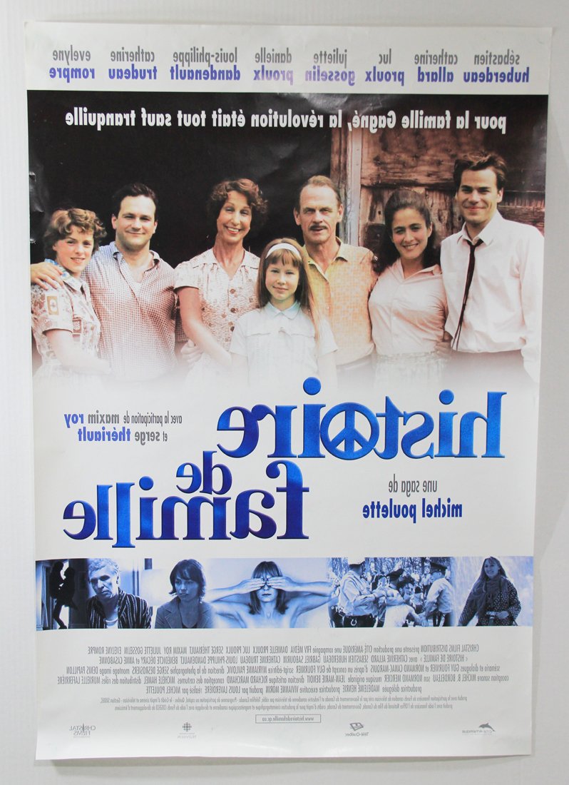 Histoire De Famille 2006 Double Sided Movie Poster Rolled 27 x 40 Affiche Cinéma L015804