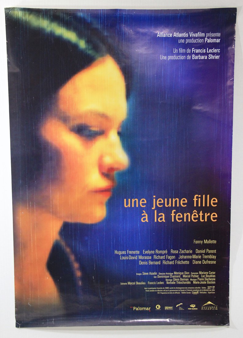 Une Jeune Fille À La Fenêtre 2001 Movie Poster Rolled 27 x 39 Francis Leclerc L015805