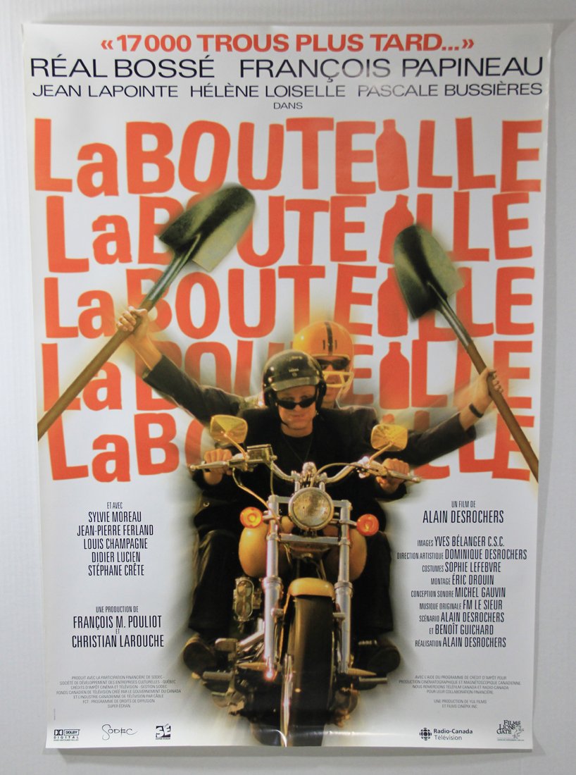 La Bouteille 2000 Movie Poster Rolled 27 x 39 Affiche Cinéma Alain Desrochers L015806