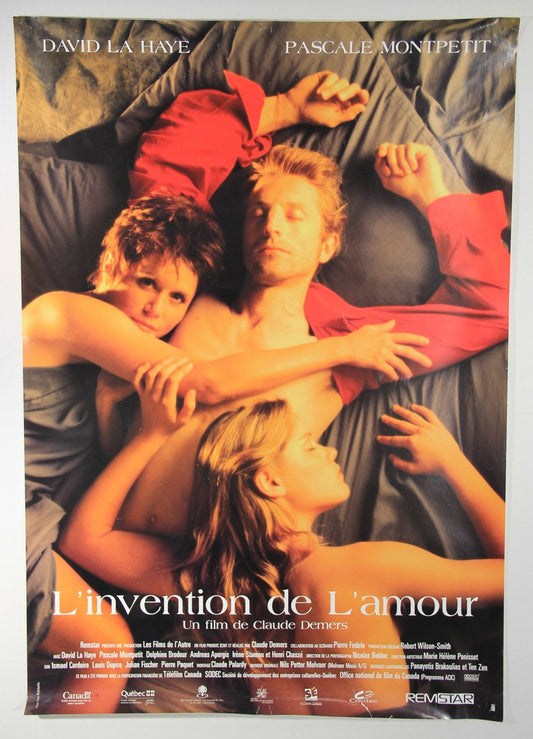 L'Invention De L'Amour 2000 Movie Poster Rolled 27 x 39 Affiche David La Haye L015811