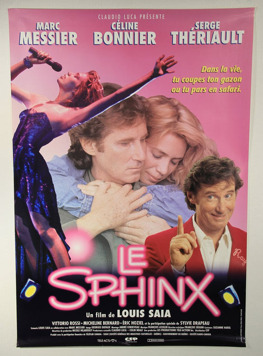 Le Sphinx 1995 Movie Poster Rolled 27 x 40 Canada Marc Messier Céline Bonnier L015814