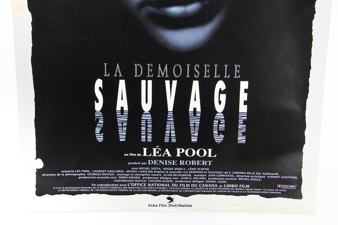 La Demoiselle Sauvage 1991 Movie Poster Rolled 27 x 40 Canada Léa Pool L015819