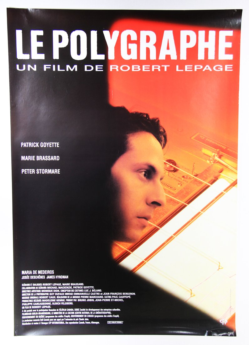 La Polygraphe 1996 Movie Poster Rolled 27 x 39 Robert Lepage Patrick Goyette L015820