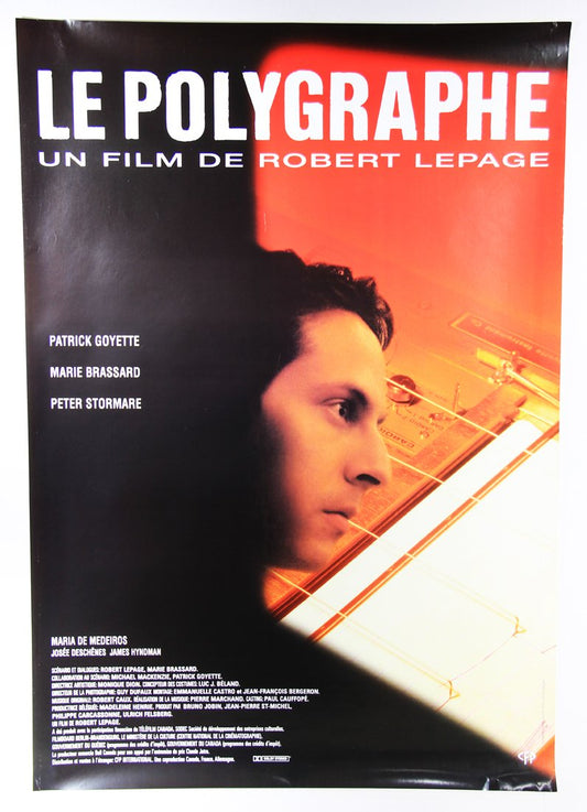 La Polygraphe 1996 Movie Poster Rolled 27 x 39 Robert Lepage Patrick Goyette L015820