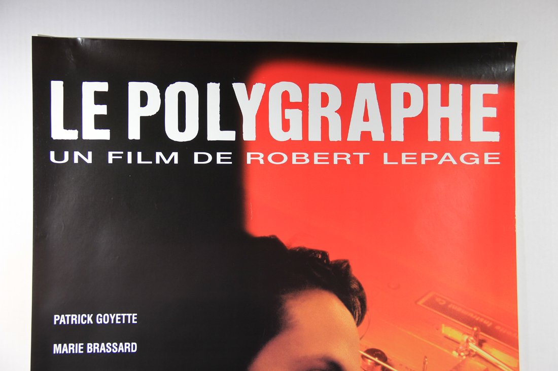 La Polygraphe 1996 Movie Poster Rolled 27 x 39 Robert Lepage Patrick Goyette L015820