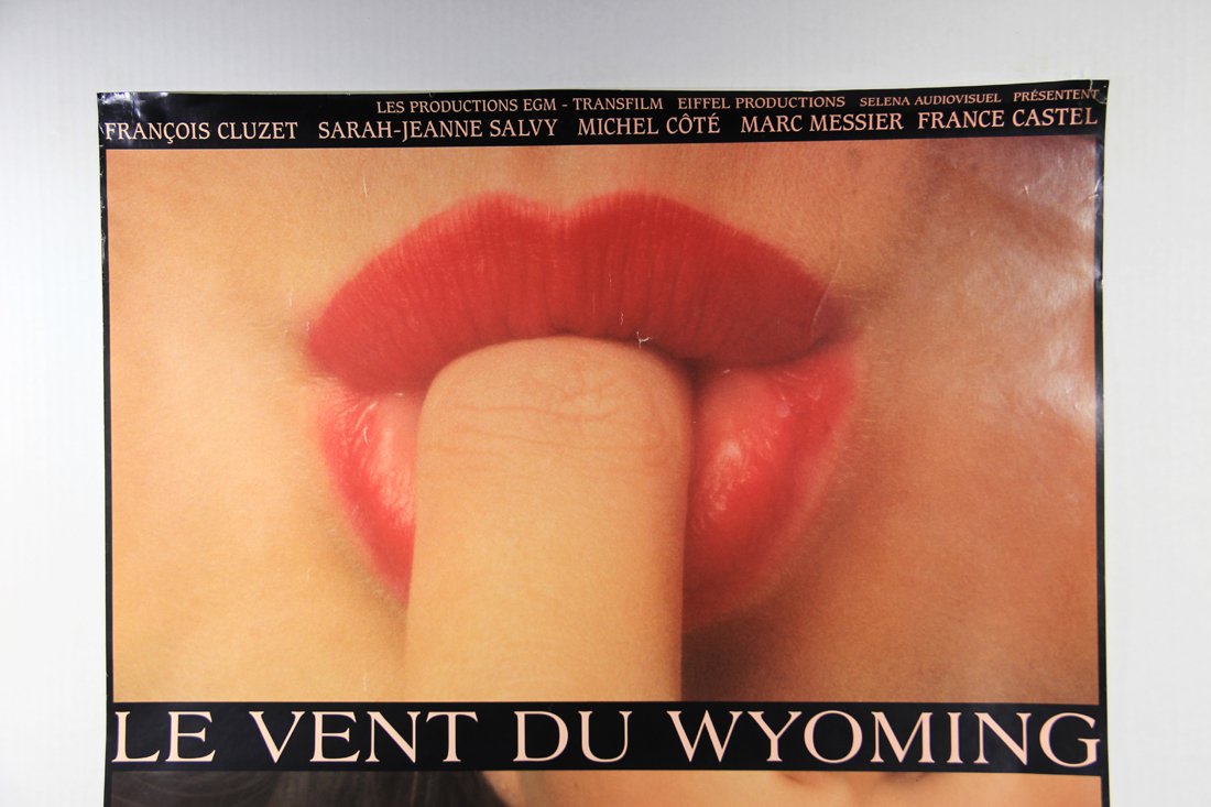 Le Vent Du Wyoming 1995 Movie Poster Rolled 27 x 37 André Forcier François Cluzet L015821