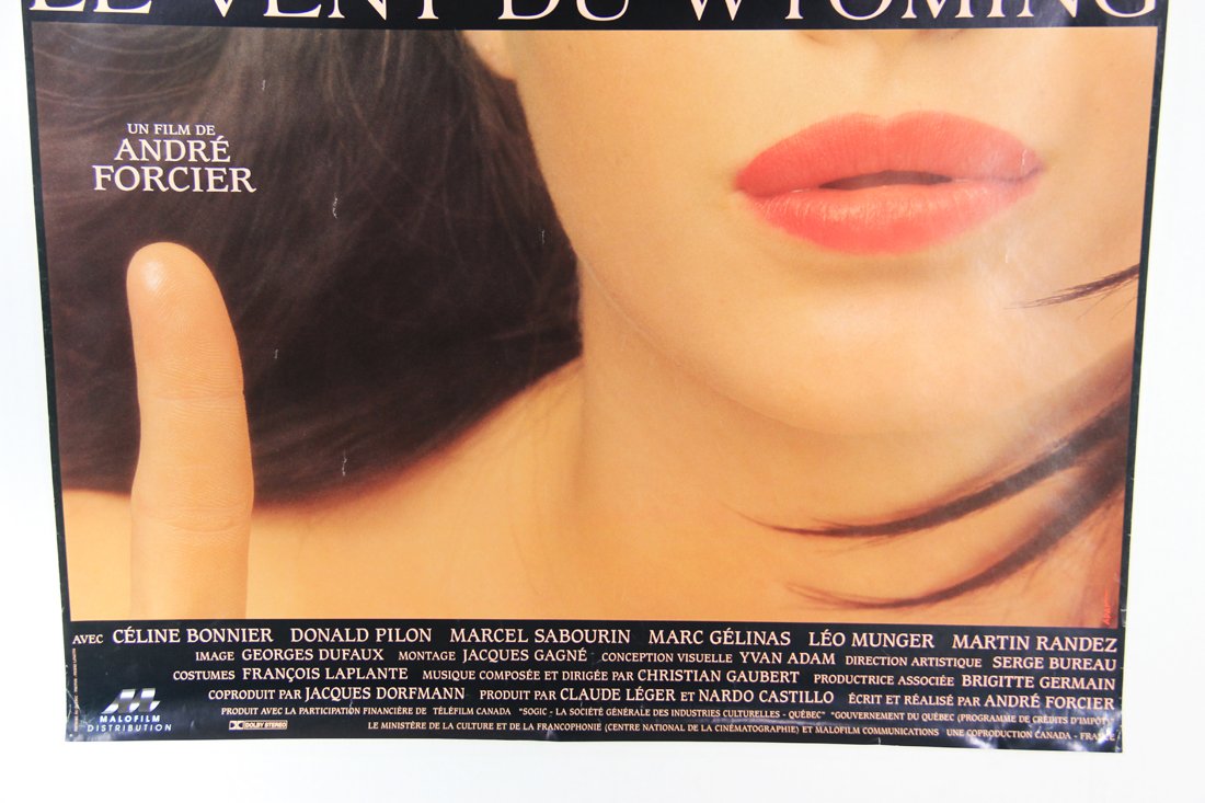 Le Vent Du Wyoming 1995 Movie Poster Rolled 27 x 37 André Forcier François Cluzet L015821