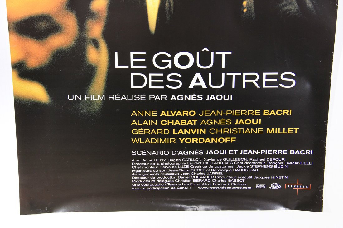 Le Goût Des Autres 2000 Movie Poster Rolled 27 x 39 Gérard Lanvin Alain Chabat L015822