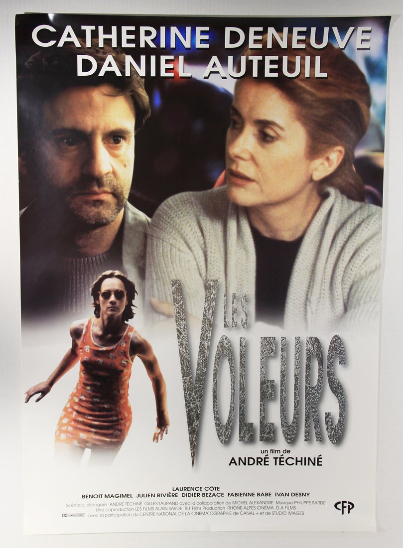 Les Voleurs 1996 Movie Poster Rolled 27 x 39 Catherine Deneuve Daniel Auteuil L015823