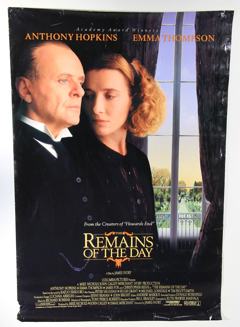 The Remains Of The Day 1993 Movie Poster Rolled 27 x 40 RESTORATION PROJECT L015831