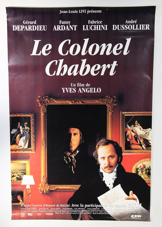 La Colonel Chabert 1994 Movie Poster Rolled 26 x 39 Gérard Depardieu Fanny Ardant L015837