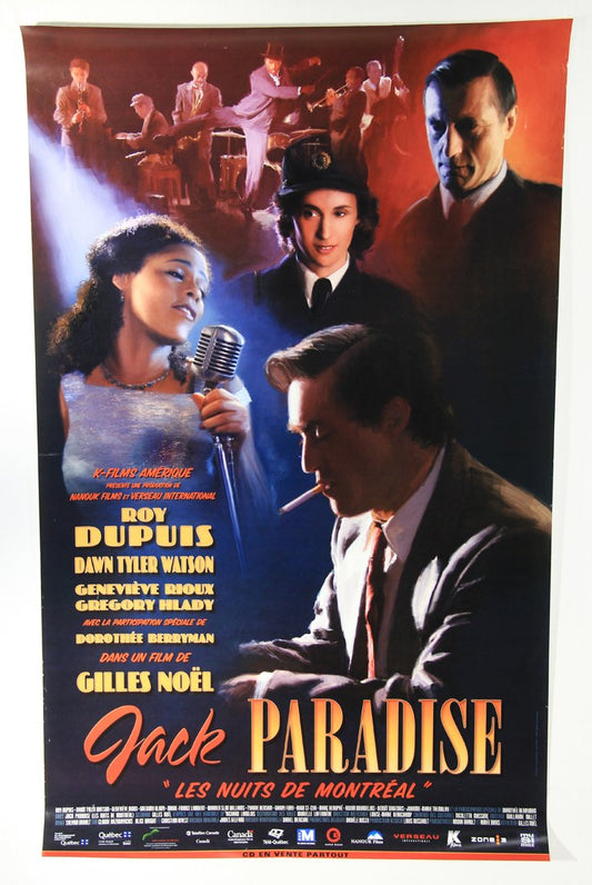 Jack Paradise Les Nuits De Montréal 2004 Movie Poster Rolled 24 x 39 Roy Dupuis L015844