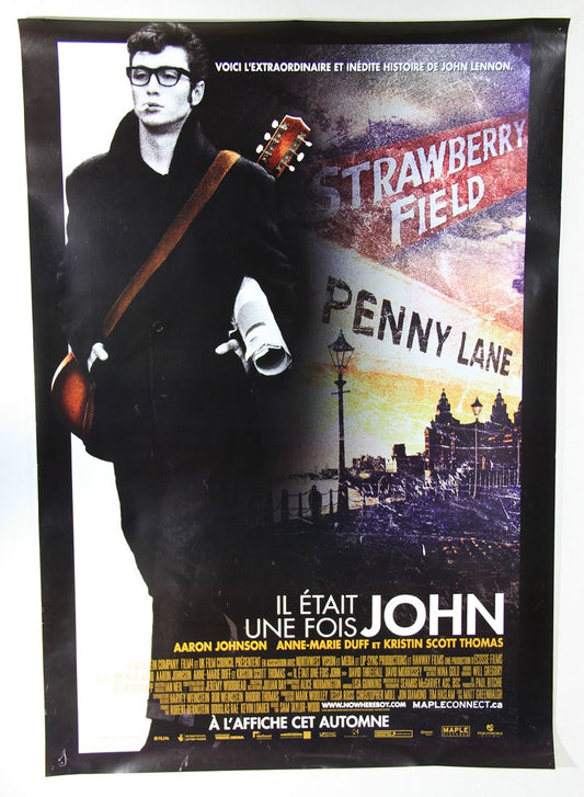 Nowhere Boy 2009 Movie Poster Rolled 27 x 39 French Affiche Cinéma Aaron Johnson L015845